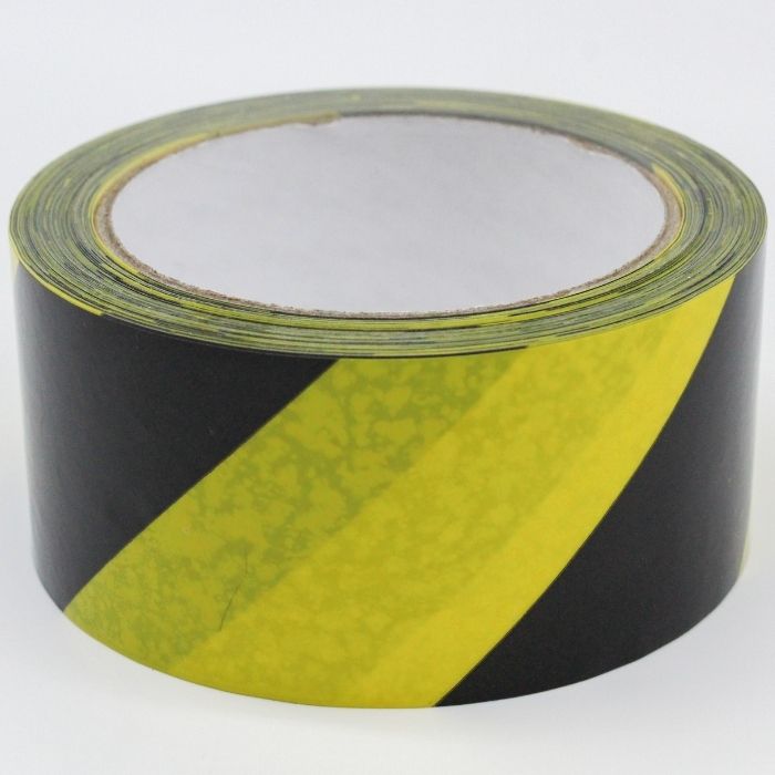 Black Yellow Floor Tape 33m